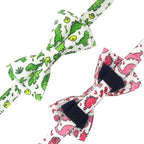 2 Pack Cotton Cat Collar with Bow Tie and Bell - Image 5