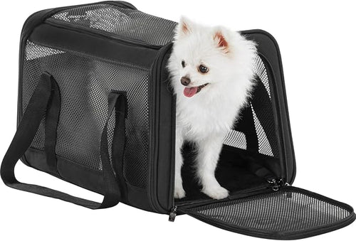 19 x 12 x 12 Large Cat Car Carrier – Roomy Escape-Proof Cat Car Seat by Petsfit