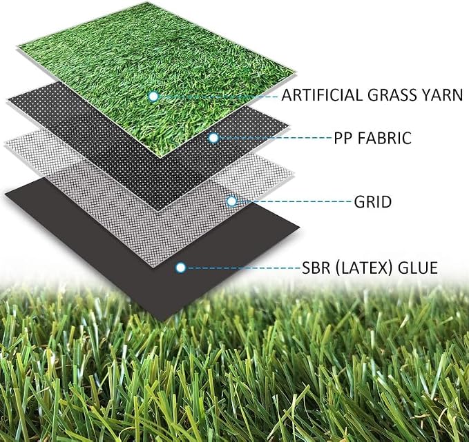 ALTRUISTIC Artificial Grass 2FTX79FT, Realistic Fake Grass Deluxe Turf - Image 3