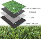 ALTRUISTIC Artificial Grass 11FTX73FT, Realistic Fake Grass Deluxe Turf - Image 3