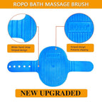 ROPO Dog Bath Brush, Dog Shampoo Brush Soothing Massage Rubber Comb - Image 7