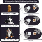 Dog Feeding Mat 24''x16'', Absorbent Pet Food Mat, No Stains Quick Dry Pet - Image 3