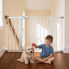 29.7-46" Extra Wide Baby Gate for Stairs, Pressure Mounted Dog Gate Indoor for by Mumeasy-FocusonBabyPetSafetyGate