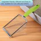 3PCS Cat Litter Scoop, Reptile Stainless Steel Fine Mesh, Litter Cleaner Corner - Image 4