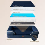 EHEYCIGA Orthopedic Dog Beds for Extra Large Dogs, Waterproof Memory Foam XL - Image 4