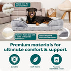 Furhaven Memory Foam Dog Bed for Medium/Small Dogs w/ Removable Bolsters & - Image 5