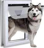 Ownpets Aluminum Extra Large Dog Door, Pet Door by Ownpets