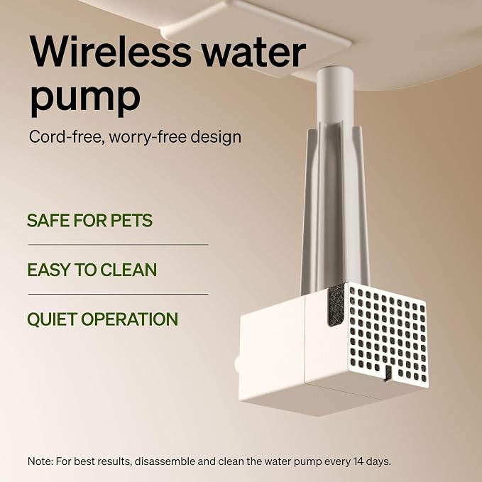 PETLIBRO Cat Water Fountain, Cordless Pet Water Fountain Battery Operated - Image 6