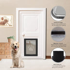 CEESC Dog Door for Pets Up to 45 lb, Weatherproof Pet Door for Cats and Dogs - Image 8