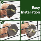 4-Piece Bird Perch Set with Rotating Ball Stand - Image 6