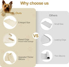 Coomazy Cat & Dog Feeding Mat, Thicker Non-Slip Silicone Mat - Image 4