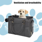 Fashion Pet Carrier Dog Purse Cat Bag Soft-Sided Carriers Travel Airline - Image 5