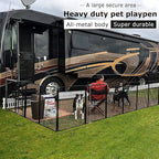 BestPet | Dog Playpen | 32 Inch, 8 Panels | Heavy Duty Metal Pet Exercise Pen | - Image 3