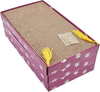 PEEKAB Cat Scratcher Cardboard Wide Scratching Board Reversible Corrugate Cat by PEEKAB