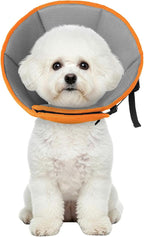 Dog Cone Collar After Surgery, Adjustable Soft Recovery Cone by Allroaring