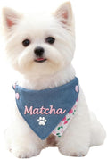 Custom Embroidered Dog Bandana Personalized by Unknown