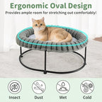 Sunhoo Elevated Cat Bed for Indoor Cats Raised Kitten Hammock Large High Puppy - Image 3