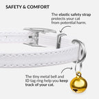 CollarDirect Leather Cat Collar - Image 3