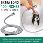 3 Mode Dog Shower Attachment, High Pressure Handheld Sprayer - Image 6