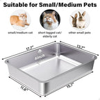 Stainless Steel Litter Box, Metal Litter Boxes - Image 2