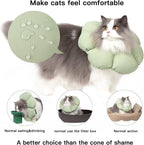 Cat Cone Collar, Cute Waterproof Cat Recovery Collar, Anti-Bite Lick Wound - Image 2