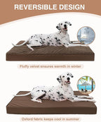 KSIIA Orthopedic Dog Bed Crate Waterproof Pet Mats - Image 4
