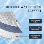 Waterproof Blanket 80"x90" for Adults, Reversible Waterproof Bed Cover for Dogs - Image 2
