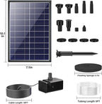 Biling 7.5W Solar Water Pump Outdoor, Solar Pond Pump Solar Fountain - Image 5
