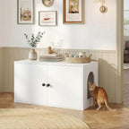HOOBRO Cat Litter Box Enclosure, Hidden Litter Box Furniture - Image 4
