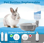 VANNON 16oz Pet Water Bottle, Gravity Dog Water Bowl Dispenser - Image 2