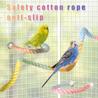 3PCS Parrot Perch, Soft Rope Bird Perches - Image 5