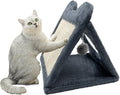 Fhiny Triangle Cat Scratching Post, Natural Sisal Cat Standing Scratch Board by Fhiny
