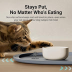 DownyPaws Cat Food Mats for Floors Waterproof, BPA Free Silicone Pet Feeding Mat - Image 7