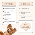 Two Tails Pet Company Personalized 'Mama's Boy' Pet ID Tag - Image 3