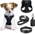 YIMEIS Dog Harness and Leash Set, No Pull Soft Mesh Pet Harness, Reflective by YIMEIS