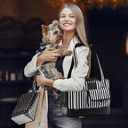 Cat Carrier, Dog Carrier, Pet Carrier, Foldable Waterproof Premium PU Leather - Image 6