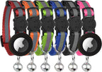 Reflective Cat Collar with AirTag Holders, with Bells, Solid & Safe Collars - Image 8
