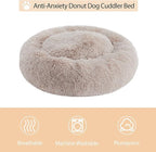 WNPETHOME Donut Dog Beds Large Sized Dog, Anti-Anxiety Caming Large Pet Bed - Image 3