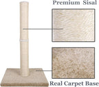 Cat Scratching Post Carpet, Tall Big Sisal Rope Cat Scratch Pole - Image 2