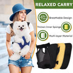 Pet Carrier Backpack, Hands-Free Adjustable Dog Front Carrier Legs Out & - Image 3