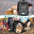 PetAmi Dog Cat Backpack Carrier, Expandable Pet Carrier Backpack - Image 7