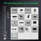 Electric Aquarium Vacuum Gravel Cleaner, 36W Electric Fish Tank Cleaning Tools - Image 6