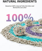 PETKIT Mixed Cat Litter Fast Clumping, Ultra Absorbent, 100% Natural - Image 6