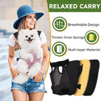 Pet Carrier Backpack, Hands-Free Adjustable Dog Front Carrier Legs Out & - Image 3