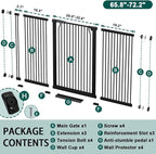 Fairy Baby 40.5" Extra Tall Baby Gate - Image 2