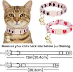 Elegant little tail 2 Pack Cat Collar- Valentines Cat Collars Breakaway - Image 6