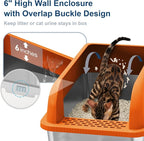 Enclosed Stainless Steel Litter Box - Image 2