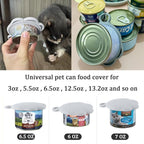 3 Pcs Cat Food Can Covers & One Can Opener | Cute Paw Shape Lids and Opener - Image 3