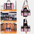 Soft Cat Carrier for Pets Up to 15 lbs, TSA Approved for Airline in-Cabin - Image 7