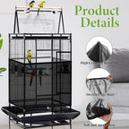 Bird Cage Seed Catcher, Bird Cage Net, Large Stretchy Form Fitting Mesh Skirt - Image 3